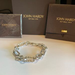 John Hardy Kali Pebble Sterling Silver Link Bracelet